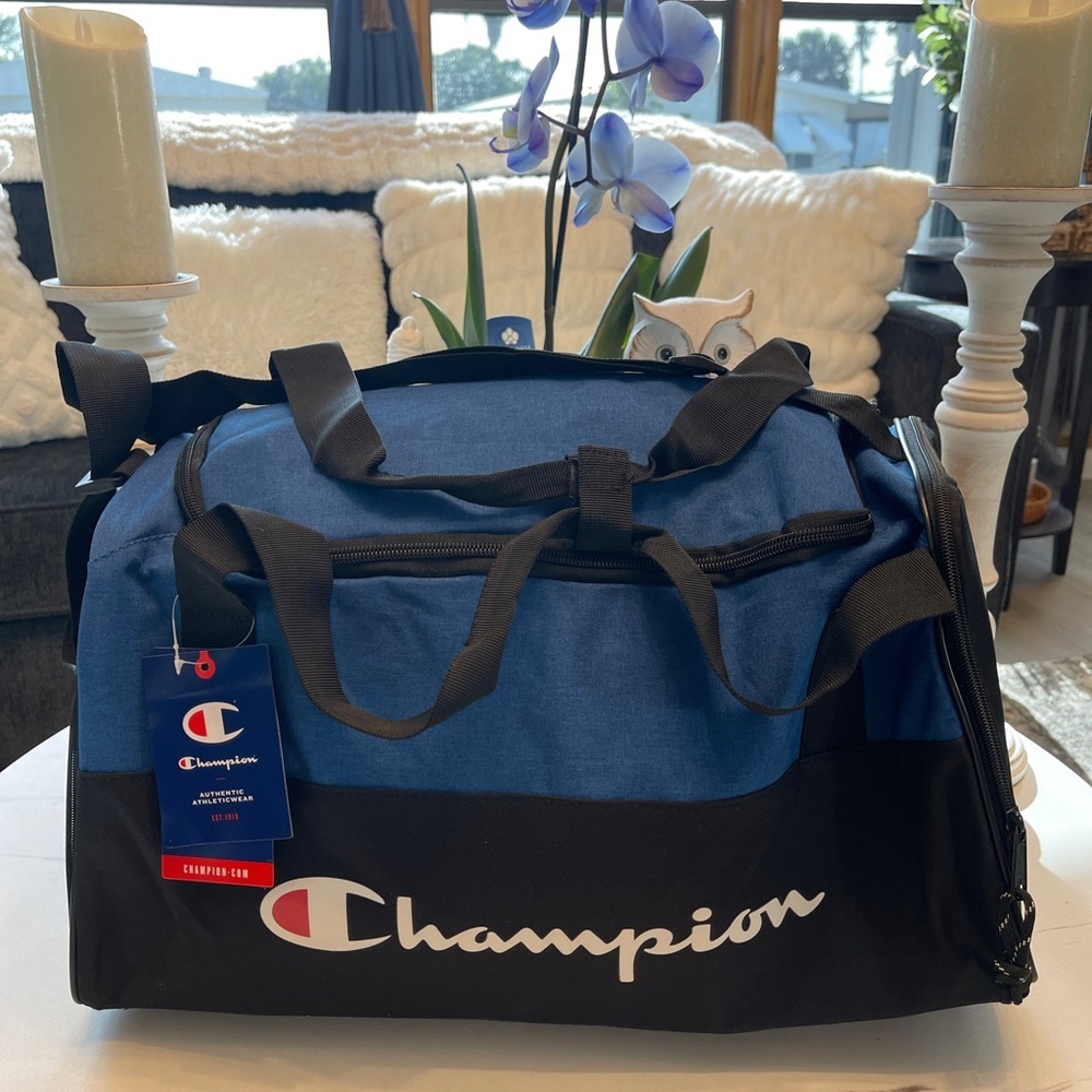 CHAMPION Prologue Duffel Bag In Blue/Black (Unisex) - Picture 2 of 11
